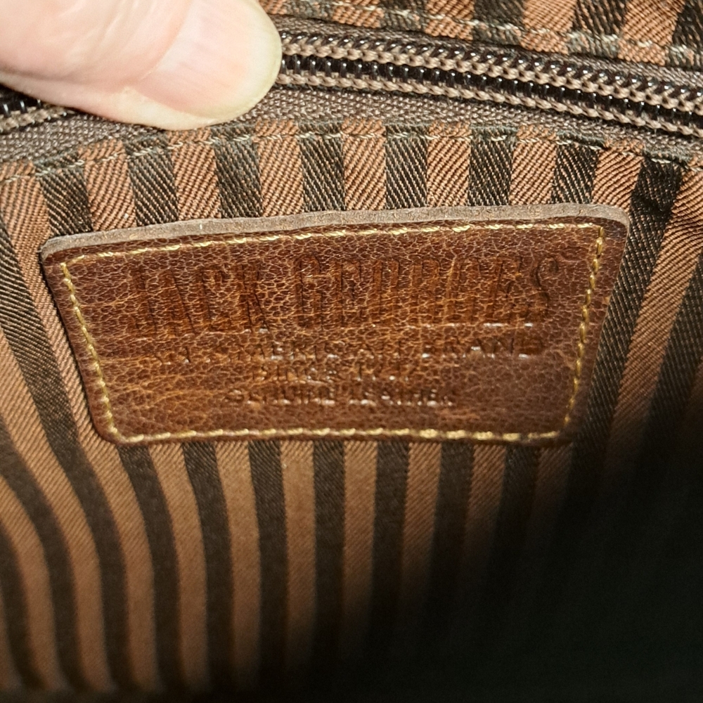 Jack George Leather Crossbody Bag - Picture 14 of 14